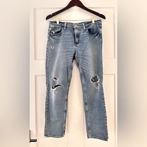 LUCKY BRAND SIENNA SLIM DISTRESSED STRAIGHT LEGS JEANS SIZE 4/27.